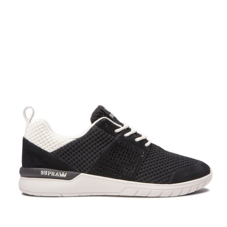 Supra Scissor Mens Low Tops Shoes Black UK 94YRT